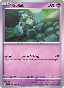 Karte Golbit aus Schwarze Blitze, Nummer 042/86
