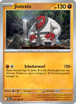 Karte Jiutesto aus Schwarze Blitze, Nummer 050/86