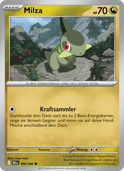 Karte Milza aus Schwarze Blitze, Nummer 068/86