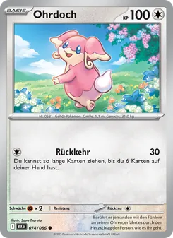 Karte Ohrdoch aus Schwarze Blitze, Nummer 074/86