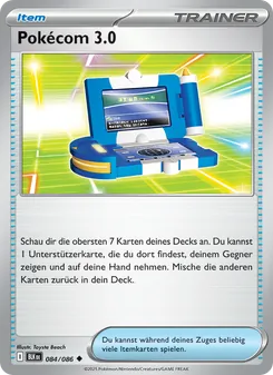Karte Pokécom 3.0 aus Schwarze Blitze, Nummer 084/86