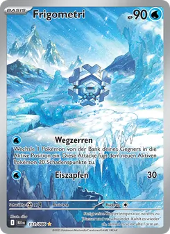 Karte Frigometri aus Schwarze Blitze, Nummer 111/86