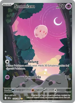 Karte Somniam aus Schwarze Blitze, Nummer 116/86