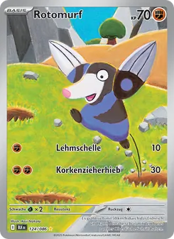 Karte Rotomurf aus Schwarze Blitze, Nummer 124/86