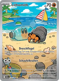 Karte Lithomith aus Schwarze Blitze, Nummer 129/86