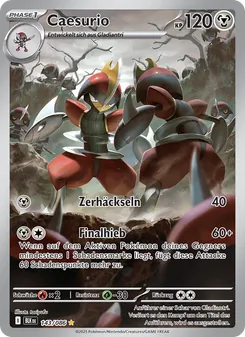 Karte Caesurio aus Schwarze Blitze, Nummer 143/86