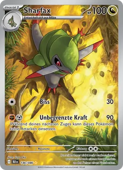 Karte Sharfax aus Schwarze Blitze, Nummer 146/86