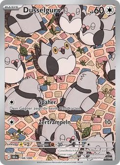 Karte Dusselgurr aus Schwarze Blitze, Nummer 148/86