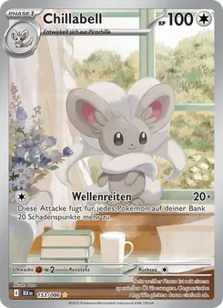 Karte Chillabell aus Schwarze Blitze, Nummer 153/86