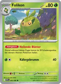 Karte Folikon aus Weiße Flammen, Nummer 002/86