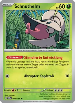 Karte Schnuthelm aus Weiße Flammen, Nummer 008/86