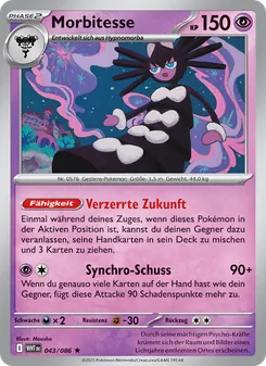 Karte Morbitesse aus Weiße Flammen, Nummer 043/86
