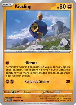 Karte Kiesling aus Weiße Flammen, Nummer 046/86