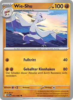 Karte Wie-Shu aus Weiße Flammen, Nummer 053/86