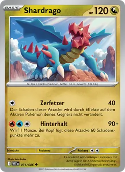 Karte Shardrago aus Weiße Flammen, Nummer 071/86