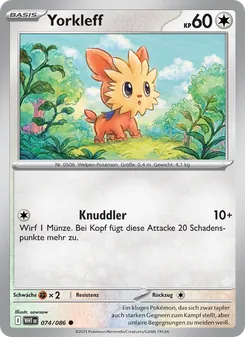 Karte Yorkleff aus Weiße Flammen, Nummer 074/86