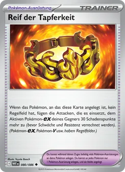 Karte Reif der Tapferkeit aus Weiße Flammen, Nummer 080/86