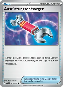 Karte Ausrüstungsentsorger aus Weiße Flammen, Nummer 085/86