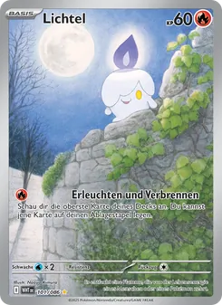 Karte Lichtel aus Weiße Flammen, Nummer 101/86