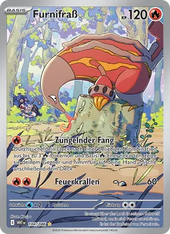 Karte Furnifraß aus Weiße Flammen, Nummer 104/86