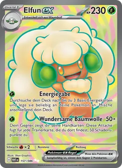 Karte Elfun-ex aus Weiße Flammen, Nummer 157/86