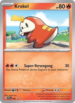 Karte Krokel aus SVP Black Star Promos, Nummer 002/225