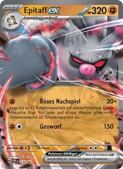 Karte Epitaff-ex aus SVP Black Star Promos, Nummer 032/225
