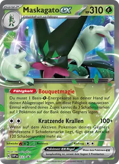 Karte Maskagato-ex aus SVP Black Star Promos, Nummer 033/225
