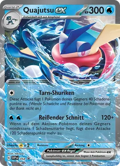 Karte Quajutsu-ex aus SVP Black Star Promos, Nummer 054/225