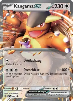 Karte Kangama-ex aus SVP Black Star Promos, Nummer 055/225