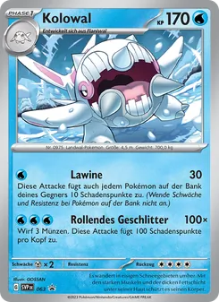 Karte Kolowal aus SVP Black Star Promos, Nummer 063/225