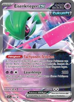 Karte Eisenkrieger-ex aus SVP Black Star Promos, Nummer 068/225