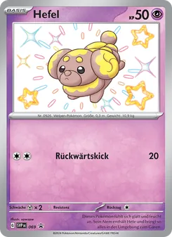 Karte Hefel aus SVP Black Star Promos, Nummer 069/225