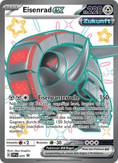 Karte Eisenrad-ex aus SVP Black Star Promos, Nummer 073/225