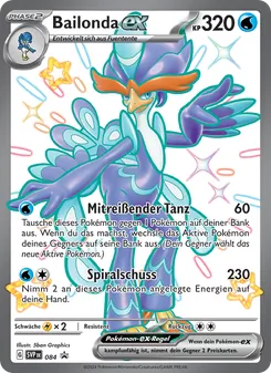 Karte Bailonda-ex aus SVP Black Star Promos, Nummer 084/225