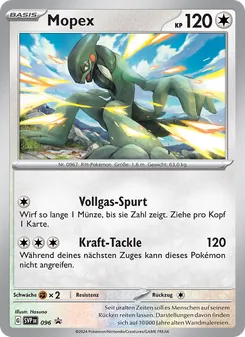 Karte Mopex aus SVP Black Star Promos, Nummer 096/225