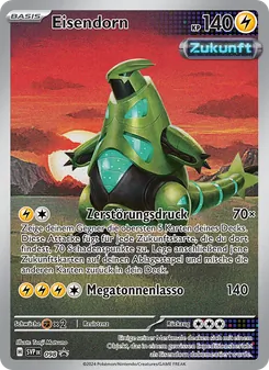 Karte Eisendorn aus SVP Black Star Promos, Nummer 098/225