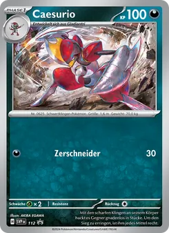 Karte Caesurio aus SVP Black Star Promos, Nummer 112/225
