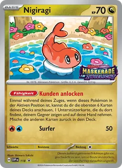 Karte Nigiragi aus SVP Black Star Promos, Nummer 118/225