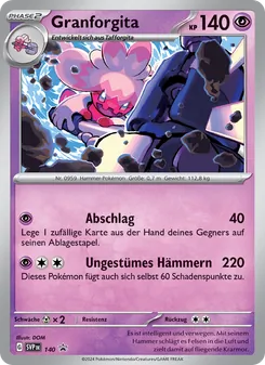 Karte Granforgita aus SVP Black Star Promos, Nummer 140/225