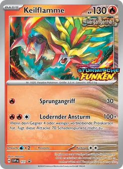Karte Keilflamme aus SVP Black Star Promos, Nummer 151/225