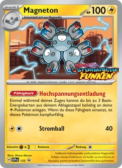 Karte Magneton aus SVP Black Star Promos, Nummer 153/225