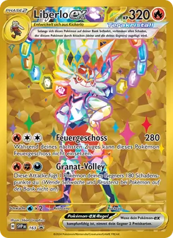 Karte Liberlo-ex aus SVP Black Star Promos, Nummer 163/225