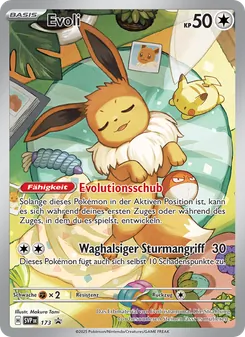 Karte Evoli aus SVP Black Star Promos, Nummer 173/225