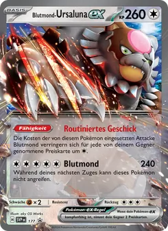 Karte Blutmond-Ursaluna-ex aus SVP Black Star Promos, Nummer 177/225