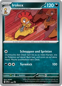 Karte Irokex aus SVP Black Star Promos, Nummer 188/225