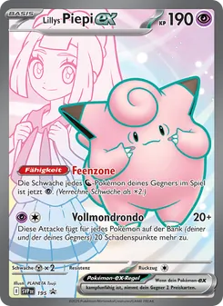 Karte Lillys Piepi-ex aus SVP Black Star Promos, Nummer 195/225