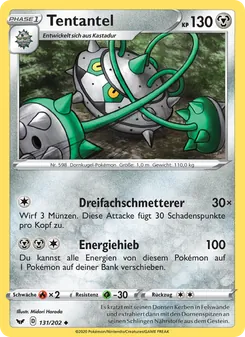 Karte Tentantel aus Schwert & Schild, Nummer 131/202