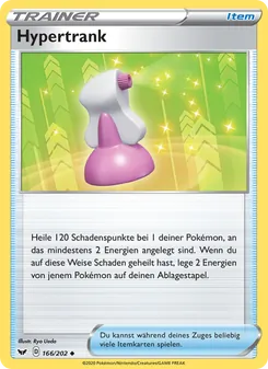 Karte Hypertrank aus Schwert & Schild, Nummer 166/202