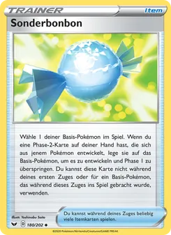 Karte Sonderbonbon aus Schwert & Schild, Nummer 180/202